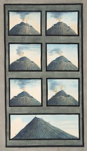 Eruption of Mount Vesuvius from 8th July to 29th October, 1767, from 